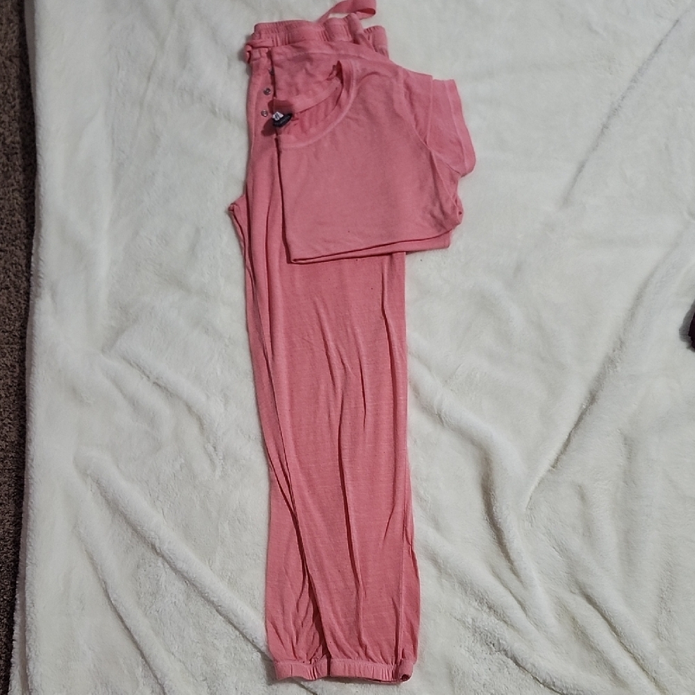 Jaclyn Intimates Women’s Pink Lounge Jumpsuit